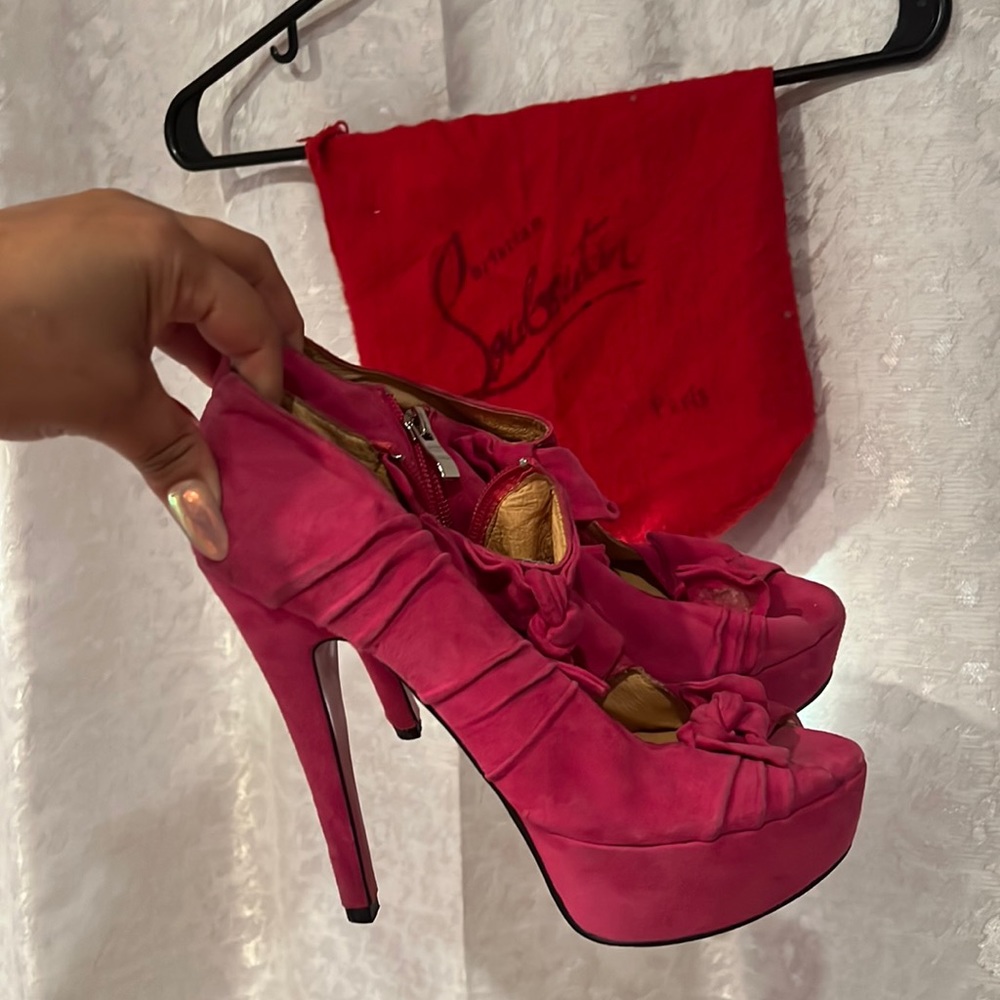 Authentic Hot pink, Christian Louboutin heels